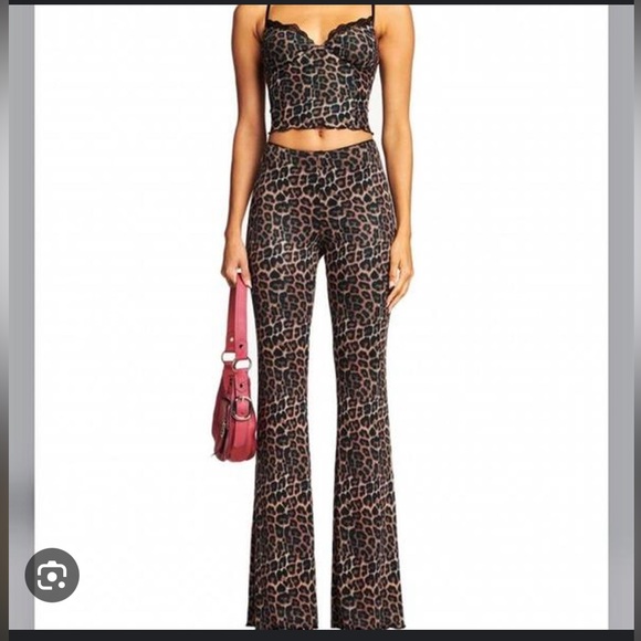 I.AM.GIA Women's Brown crop top and pant - Picture 1 of 1
